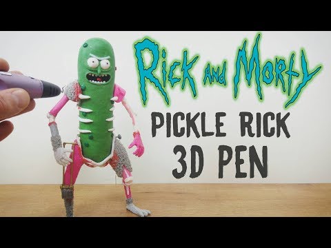 3D Pen | Making Pickle Rick | Rat Suit | Rick and Morty Season 3 | 3D Pen creations