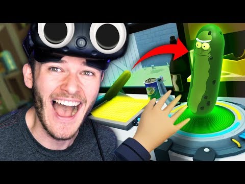 what have i created... CREATING PICKLE RICK in VR (Rick and Morty Virtual Rick-ality VR)