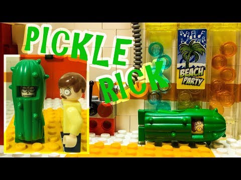 LEGO PICKLE RICK AND MORTY stop motion animation