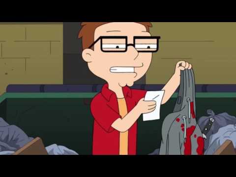 American Dad - Steve Finds Out Stan Stabbed Him