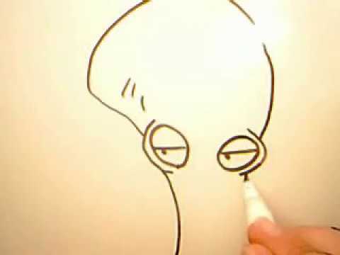 DIY How to Draw: American Dad's Roger the Alien