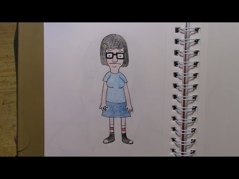 377 - How to Draw Tina Belcher from Bob's Burgers