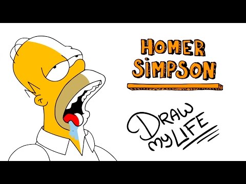 HOMER SIMPSON | Draw My Life