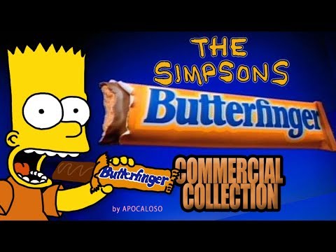 The Simpsons - ALL Butterfinger Commercial Collection (1988 - 2001)