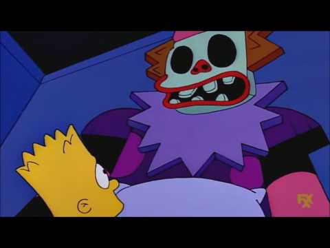 Bart Can't Sleep Because He Is Too Scared - The Simpsons