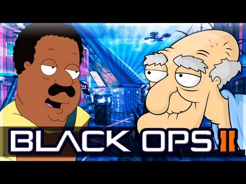 Cleveland Brown Plays Black Ops 2 ft. Herbert the Pervert - "FAMILY GUY" Voice Trolling