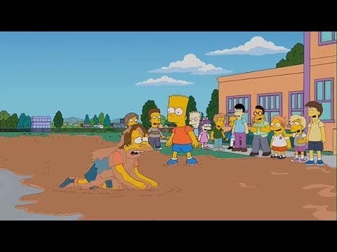 The Simpsons • Bart bully Nelson Muntz at school