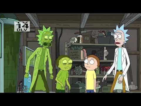 Rick And Morty - Rick Vs Evil Rick Fight Scene