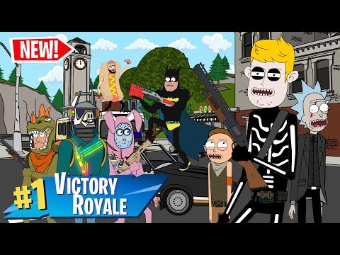 $1,000,000 FORTNITE TOURNAMENT (ANIMATION) - PART 1 w/ BATMAN, RICK and MORTY AND MORE!