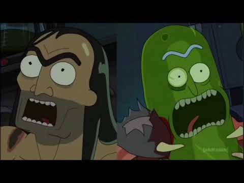 Pickle Rick Fight Scenes
