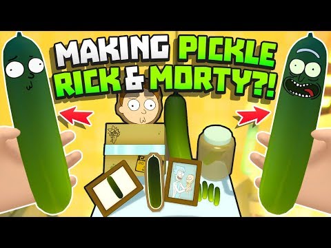 CAN WE MAKE PICKLE RICK & PICKLE MORTY?! || Rick and Morty: Virtual Rick-ality VR Gameplay
