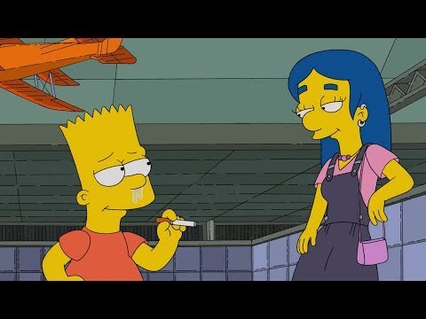 The Simpsons  - Bart tries to  impress Milhouse's Cousin