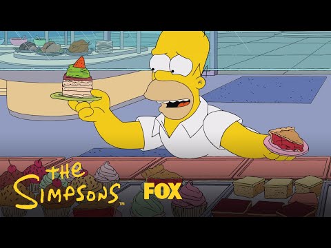 Homer Raids The Food Court | Season 30 Ep. 5 | THE SIMPSONS