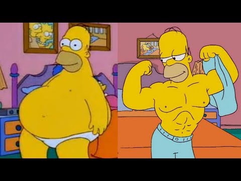 Homer Simpson Body Transformation
