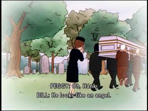 King Of The Hill - Japanese Dub / English Sub (Hank's Funeral)