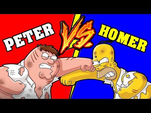 Homer Simpson VS Peter Griffin - Battaglia Rap Epica - Manuel Aski